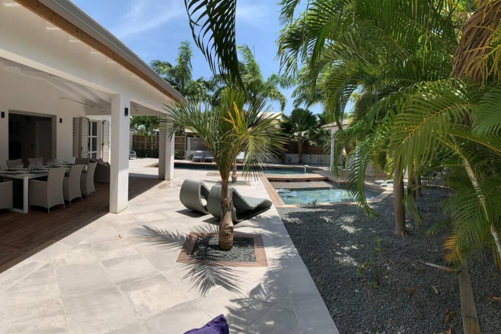 Villa Manzana : Neuve 4Ch 4Sdb 2 Piscines - Luxe 생프랑수아 외부 사진