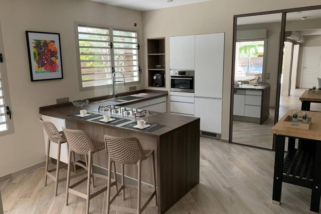 Villa Manzana : Neuve 4Ch 4Sdb 2 Piscines - Luxe 생프랑수아 외부 사진