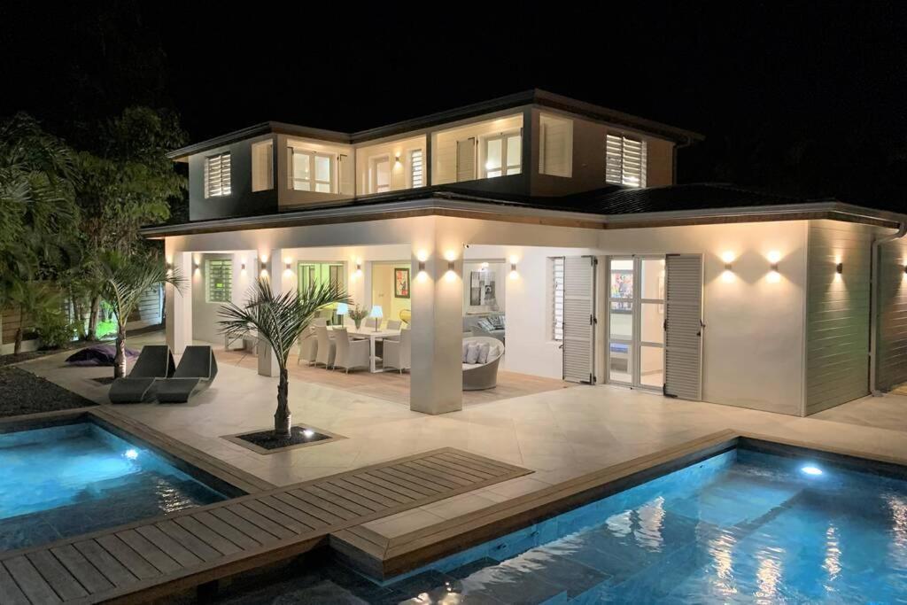 Villa Manzana : Neuve 4Ch 4Sdb 2 Piscines - Luxe 생프랑수아 외부 사진