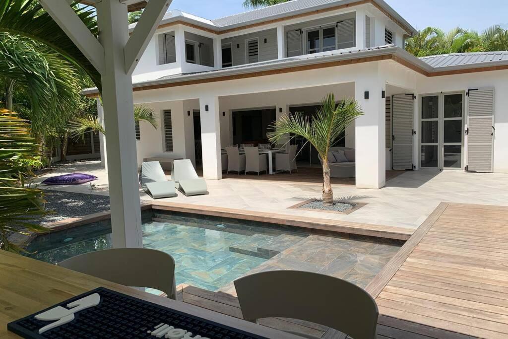 Villa Manzana : Neuve 4Ch 4Sdb 2 Piscines - Luxe 생프랑수아 외부 사진